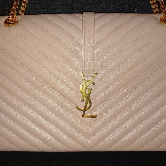 Saint Laurent Grain De Pourdre Matelasse - Picture 3 of 4